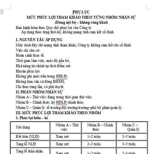 Phụ Lục Tham Khảo-Khoán Công Vụ