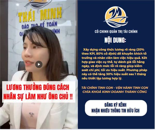 LƯƠNG THƯỞNG ĐÚNG CÁCH NHÂN SỰ LÀM NHƯ ÔNG CHỦ 