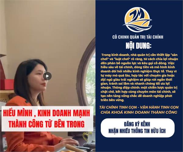 Hiểu mình , kinh doanh mạnh thành công từ bên trong 