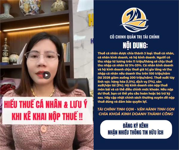 HIỂU THUẾ CÁ NHÂN & LƯU Ý KHI KÊ KHAI NỘP THUẾ 